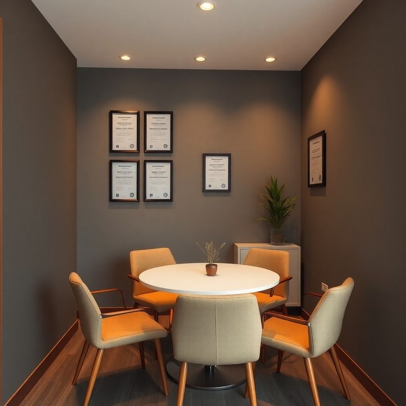 Interior de birou de consultanță financiară în Constanța